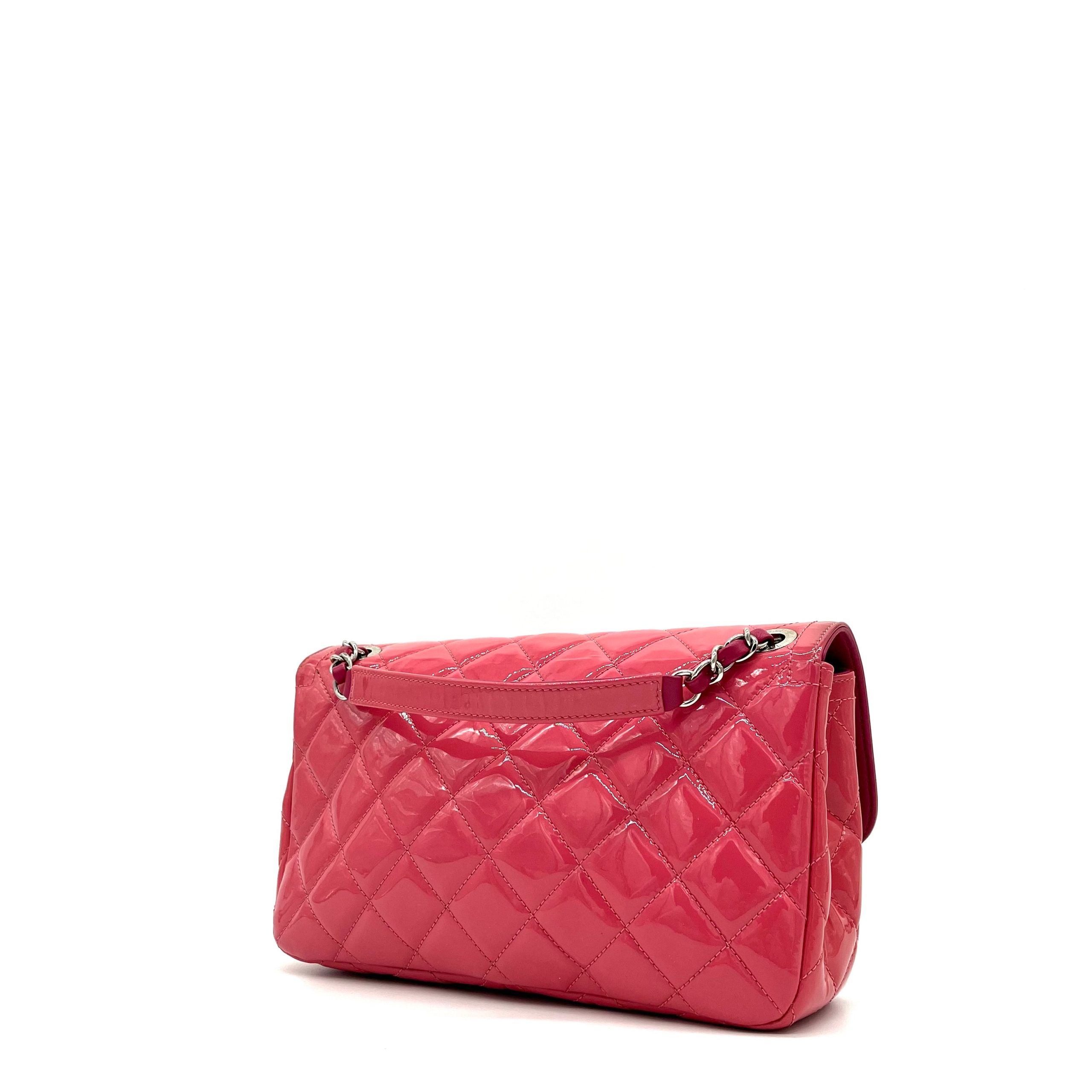 CHANEL Patent Coco Shine Flap Bag 2014-2015