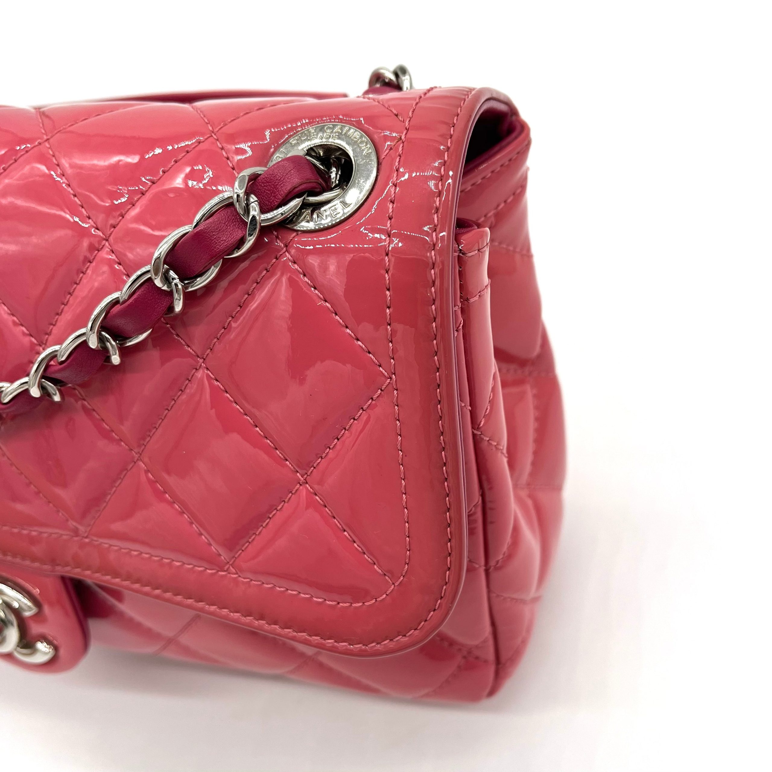 CHANEL Patent Coco Shine Flap Bag 2014-2015