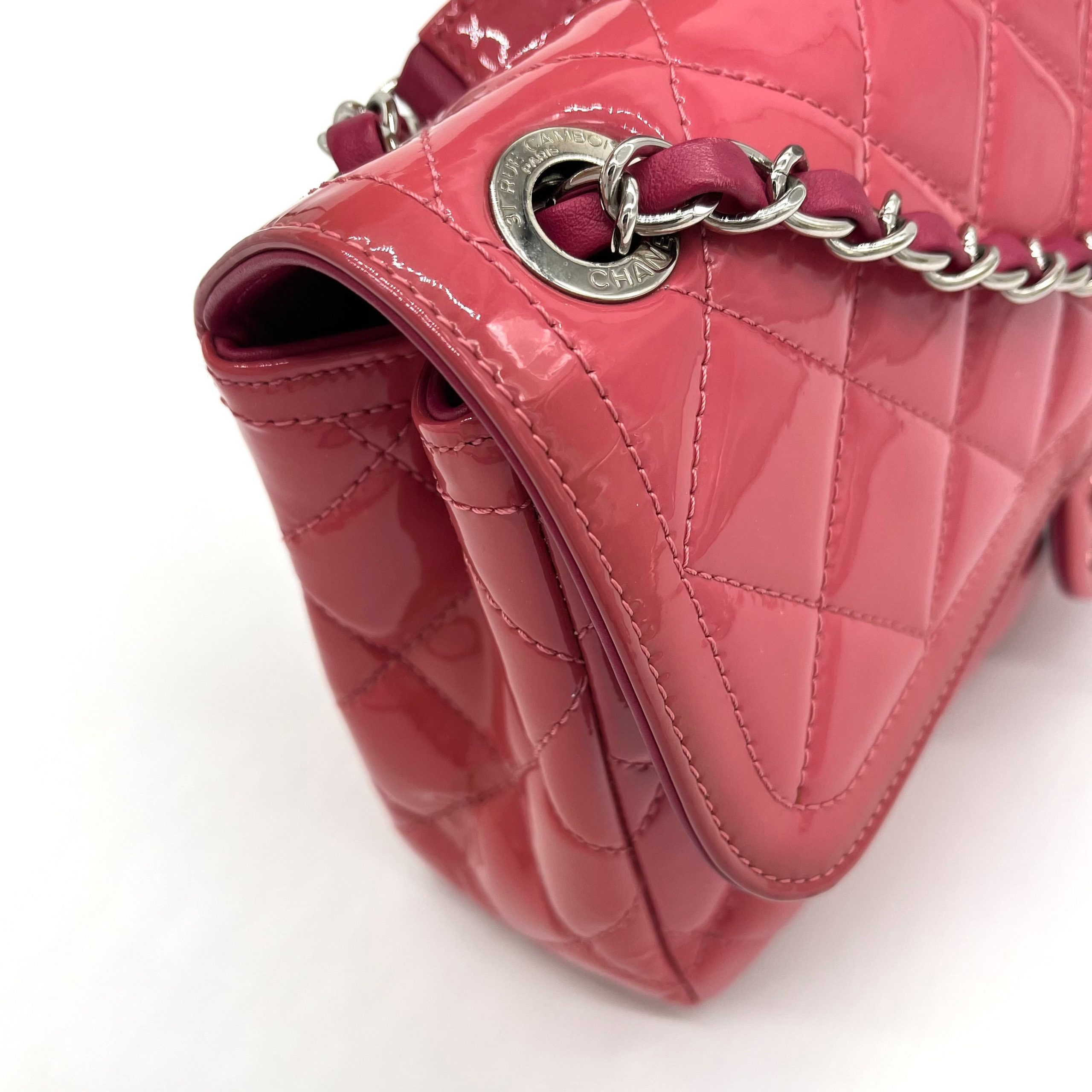 CHANEL Patent Coco Shine Flap Bag 2014-2015