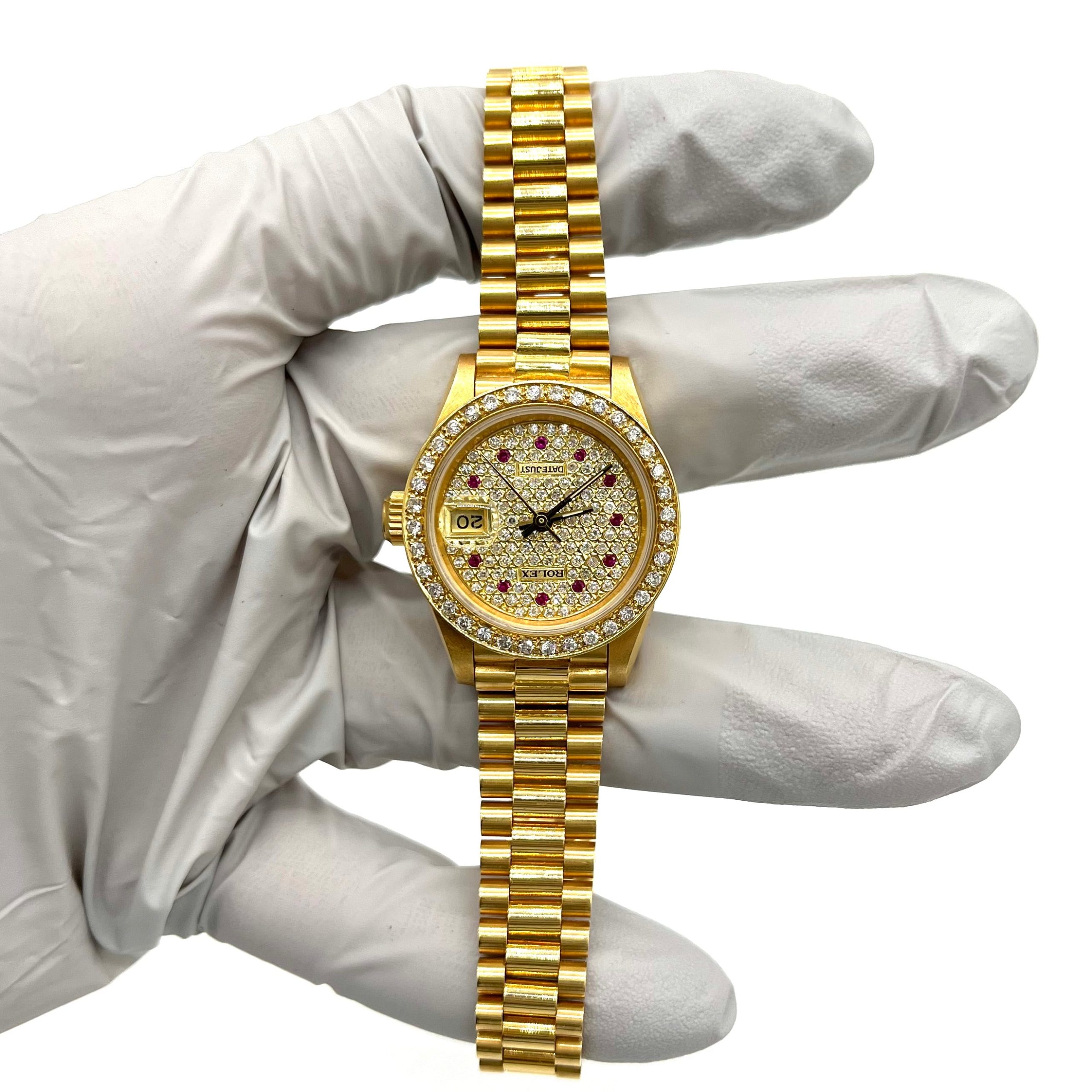 Rolex Datejust 26mm President 18K Yellow Gold 179138 30908