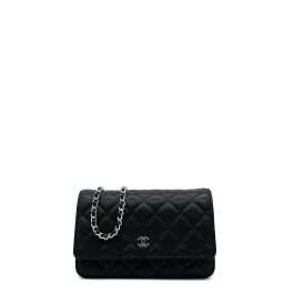 Chanel Caviar Quilted Wallet on Chain WOC Black 2020