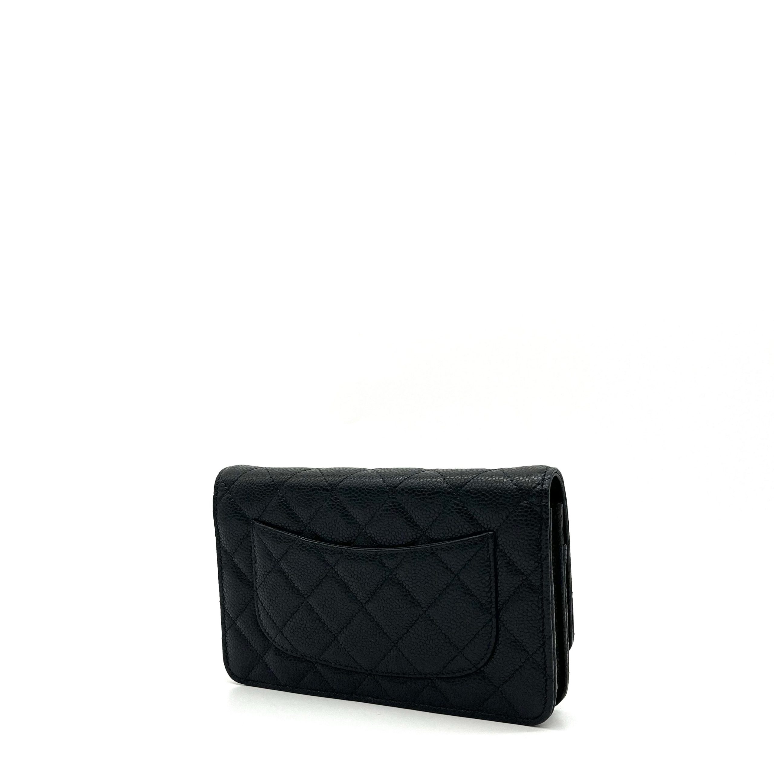 Chanel Caviar Quilted Wallet on Chain WOC Black 2020