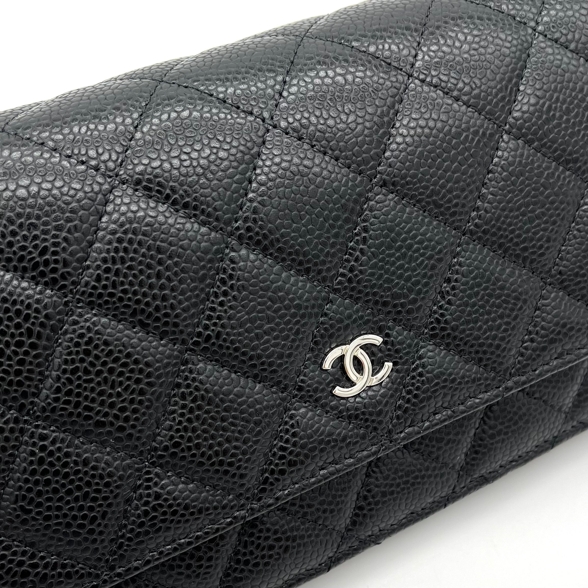 Chanel Caviar Quilted Wallet on Chain WOC Black 2020