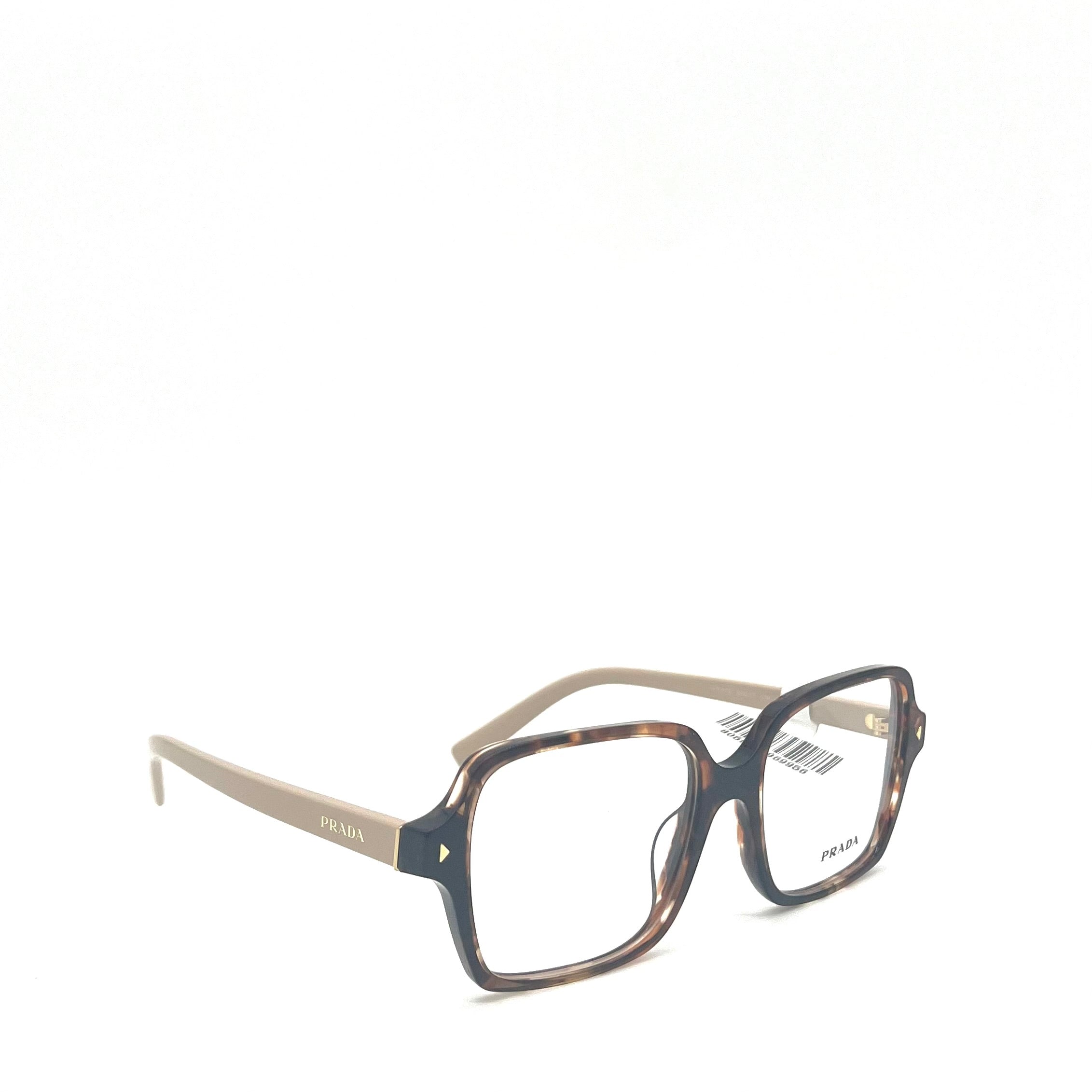 PRADA PR A02V 07R101 Havana Caramel Eyeglasses Frame