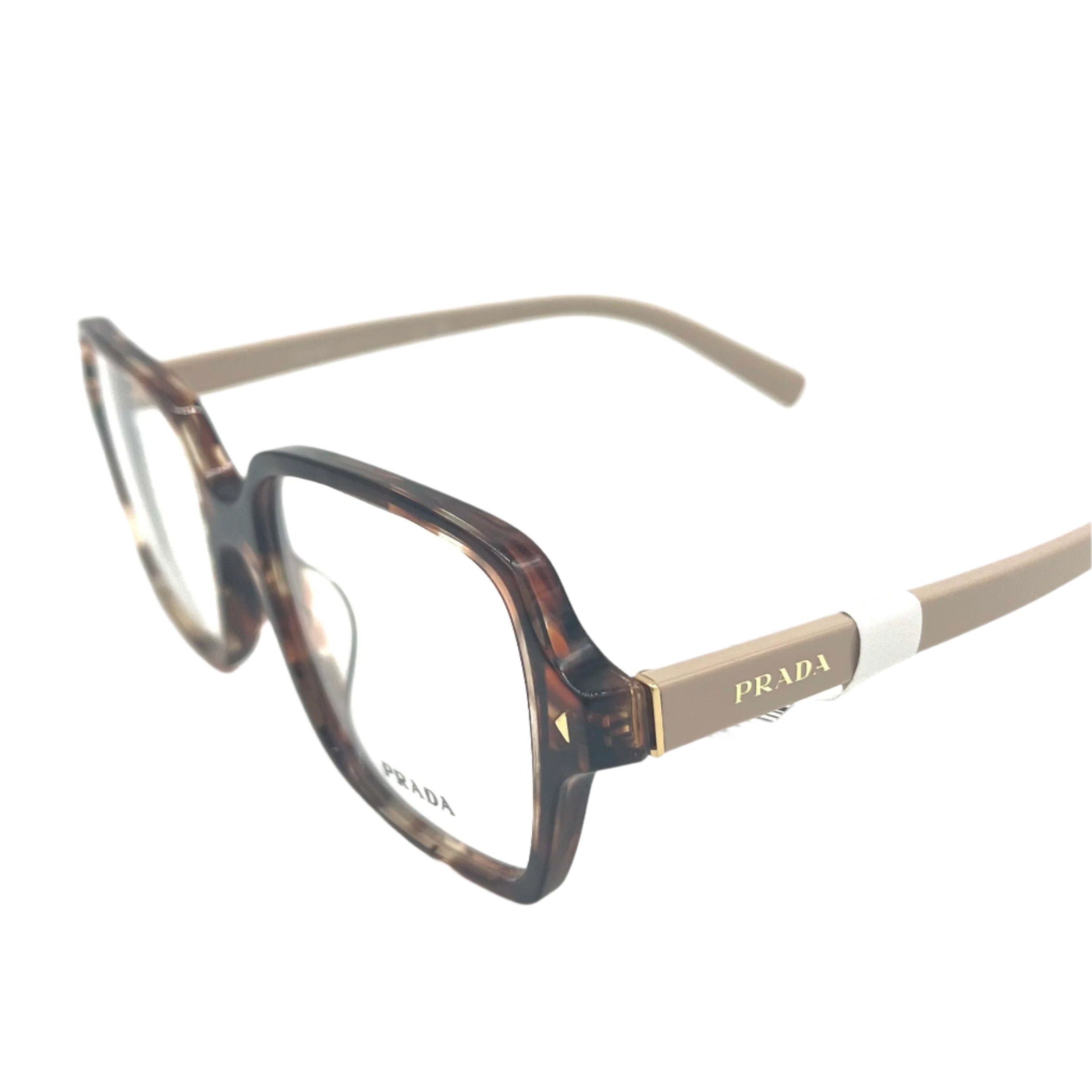 PRADA PR A02V 07R101 Havana Caramel Eyeglasses Frame