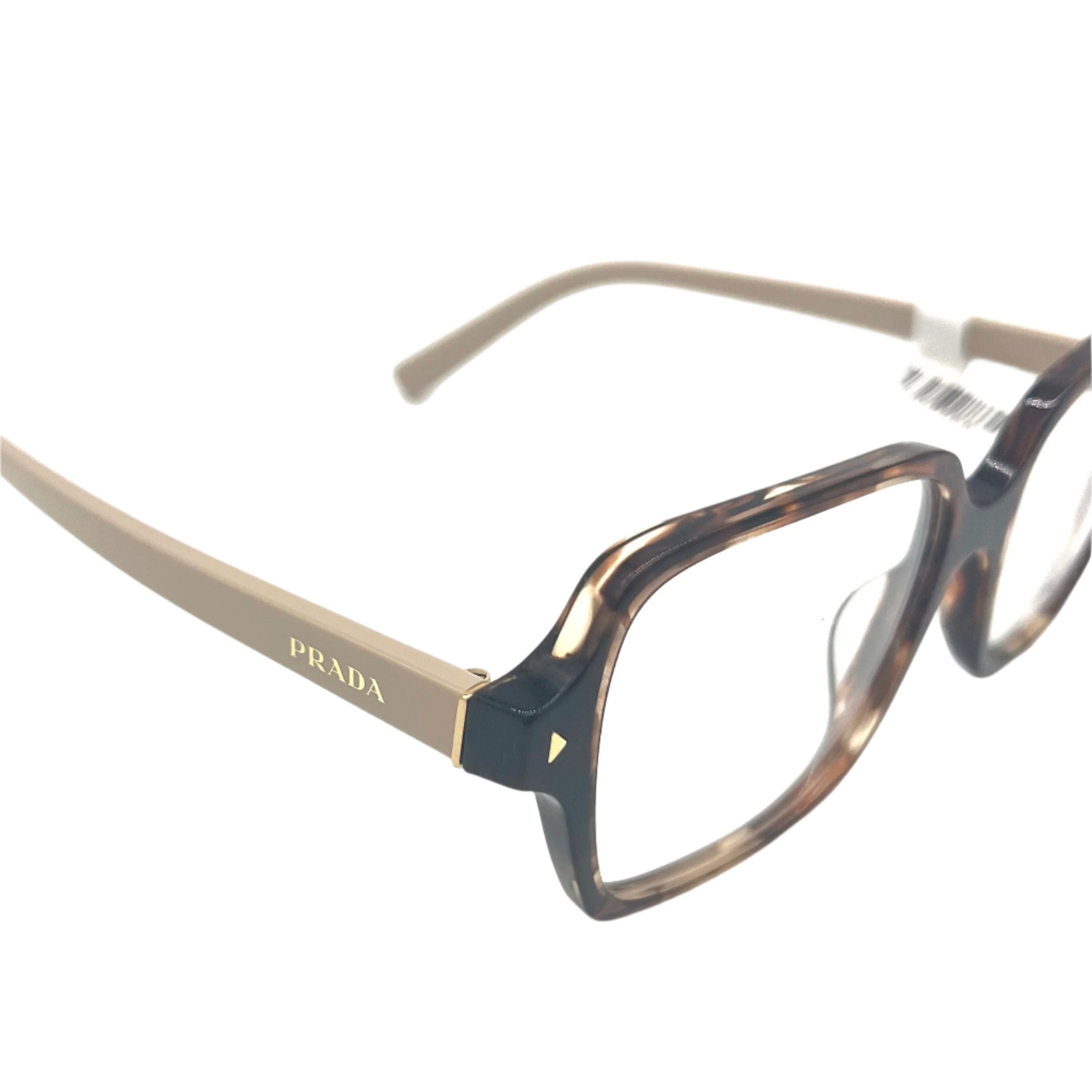 PRADA PR A02V 07R101 Havana Caramel Eyeglasses Frame