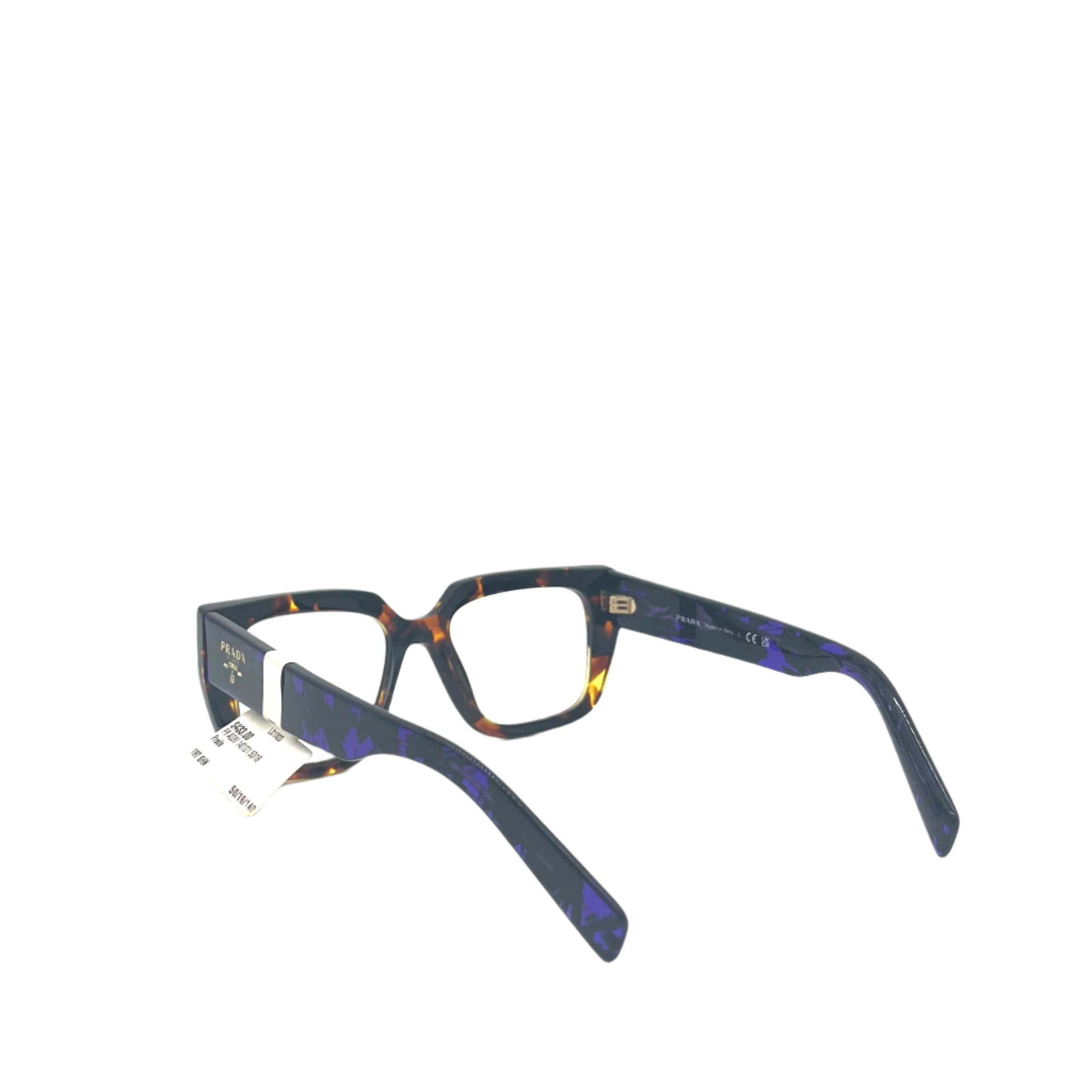 PRADA VPR A03 14O-1O1 50-18 140 Havana & Purple Tortoise Eyeglasses Frame
