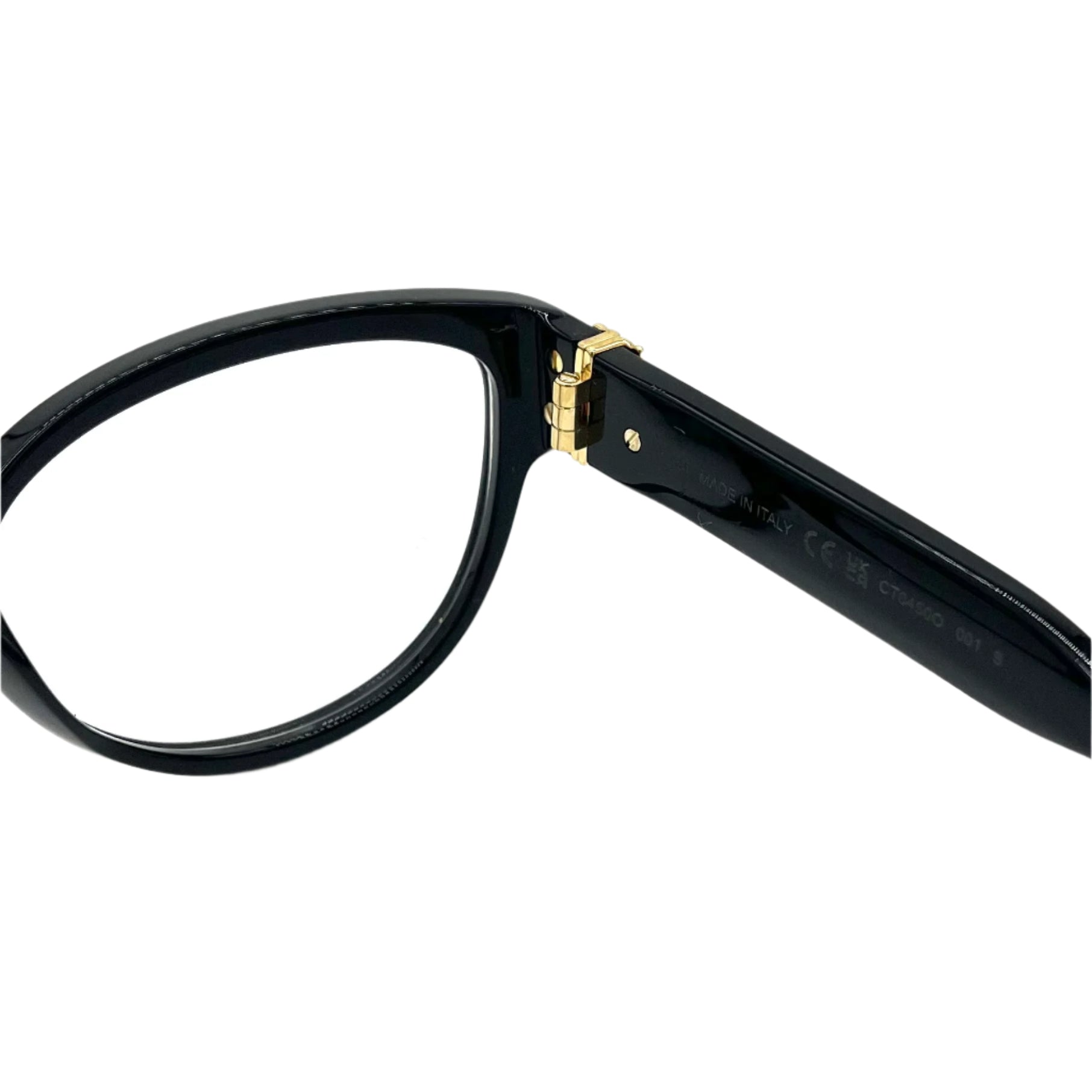 CARTIER Cat Eyeglasses CT04500 Black
