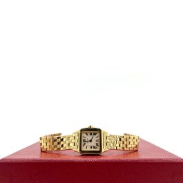 Panthère de Cartier watch Mini model, quartz movement, yellow gold 18K