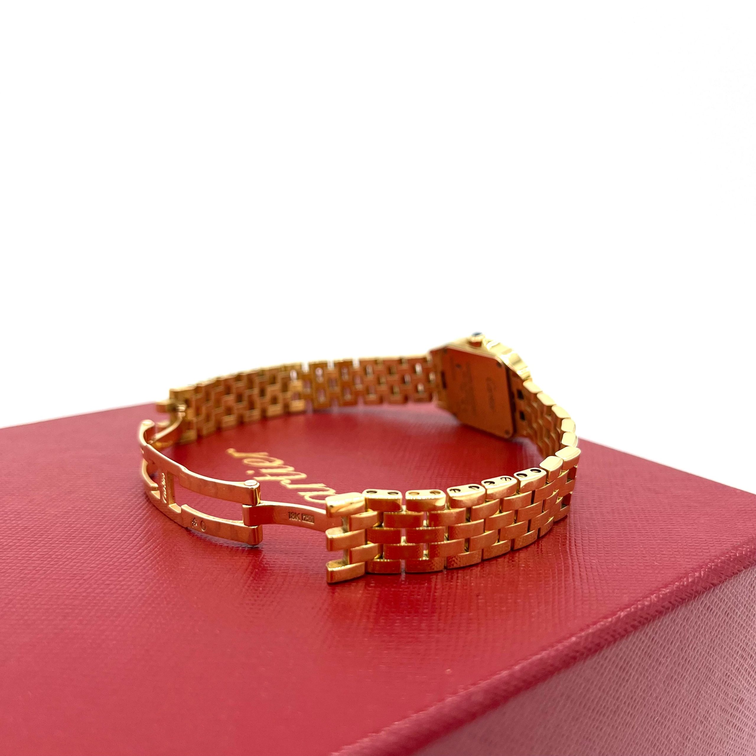 Panthère de Cartier watch Mini model, quartz movement, yellow gold 18K