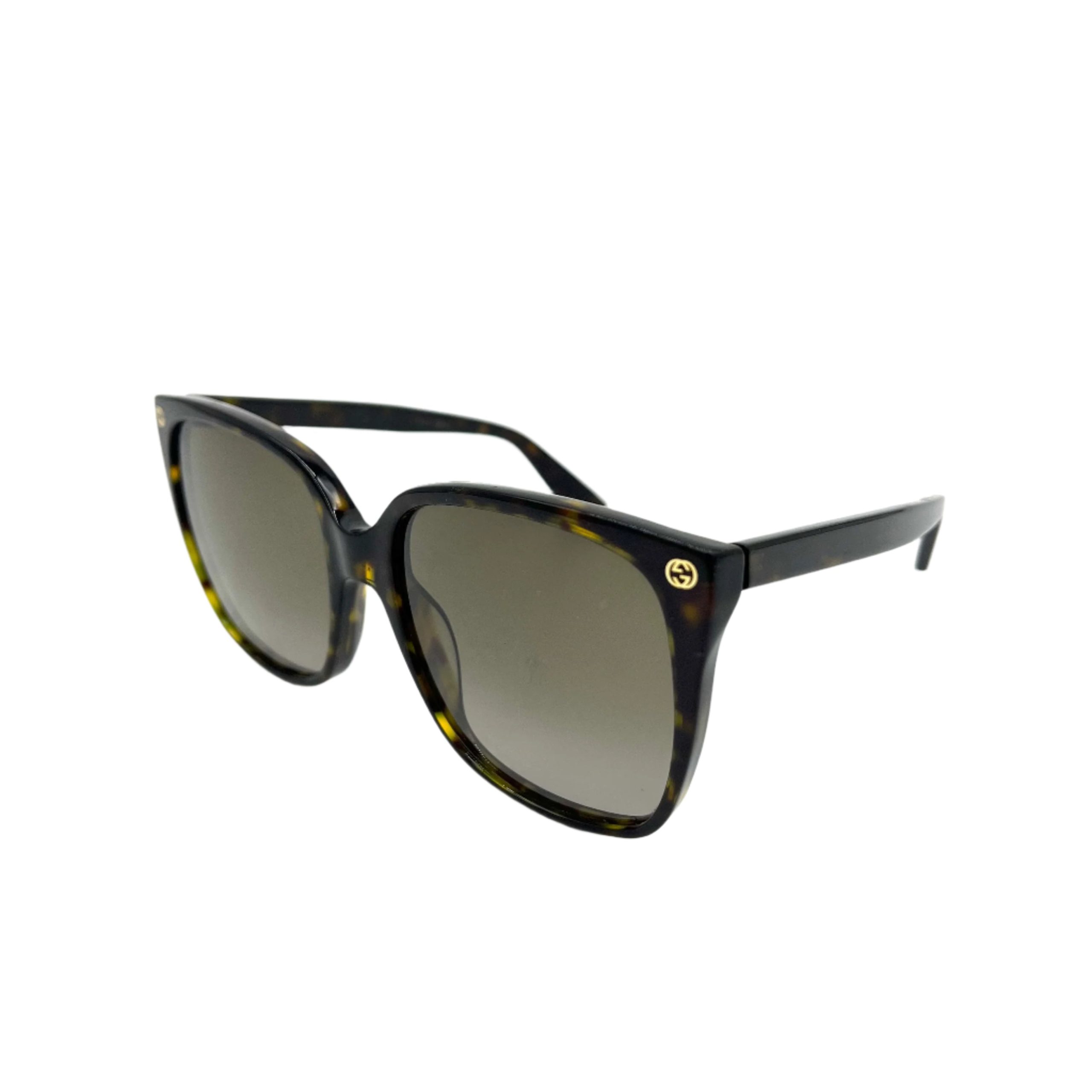 GUCCI Acetate GG Sunglasses GG0022S Havana