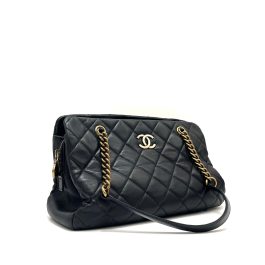 CHANEL Lambskin small Quilted Crown Tote 2013-2014