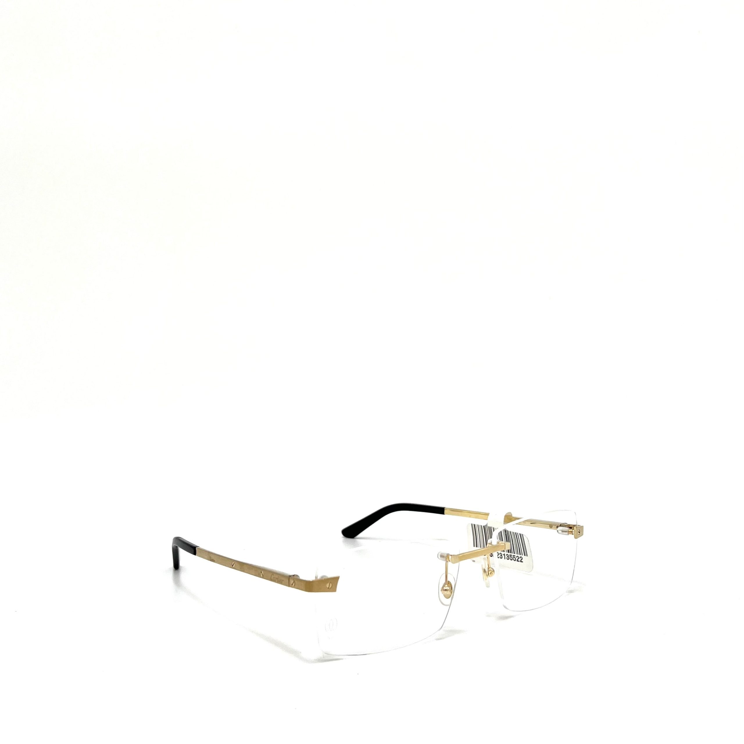 CARTIER CT0167O Eyeglasses Frame Gold Hardware