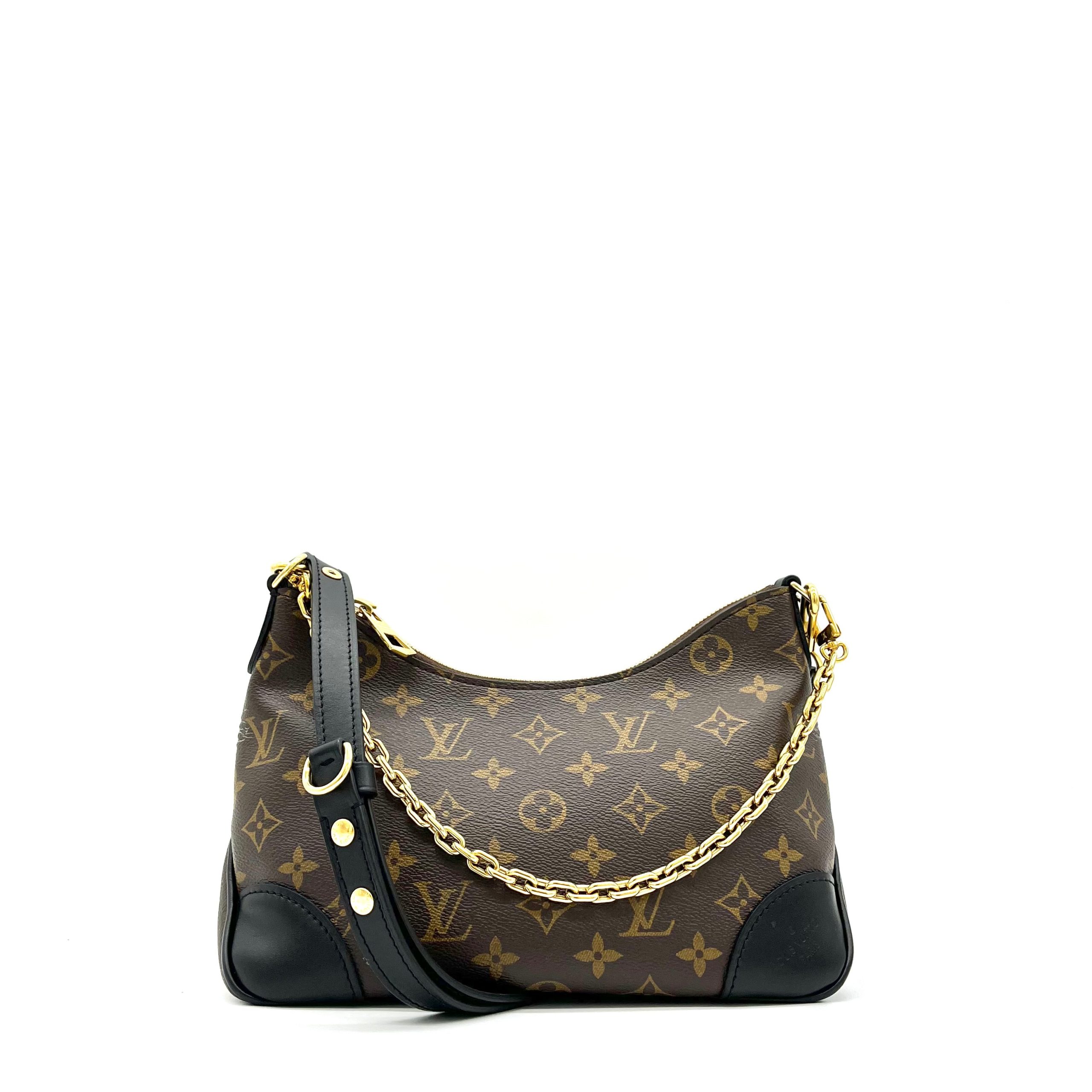 Louis Vuitton Monogram Boulogne NM Black