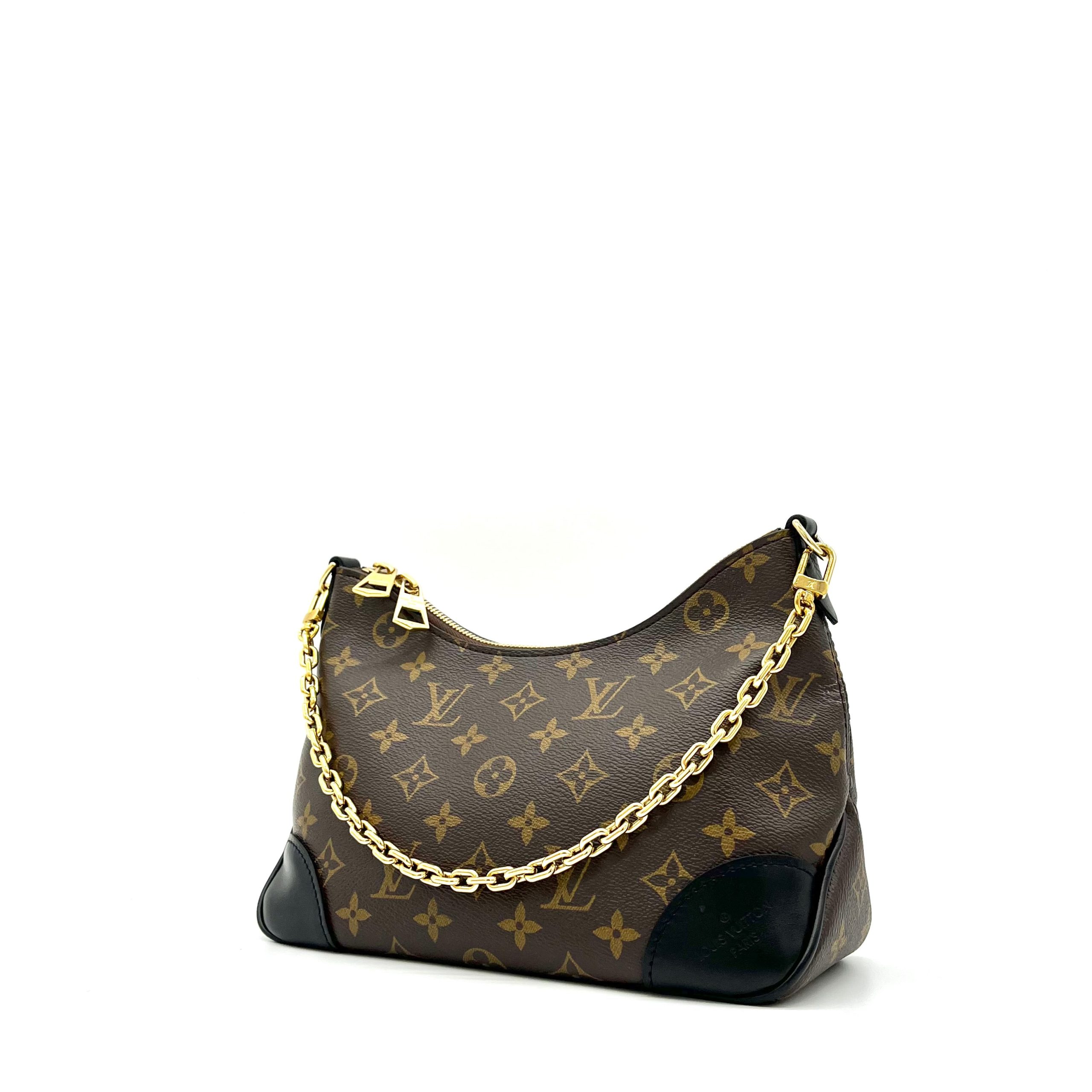 Louis Vuitton Monogram Boulogne NM Black