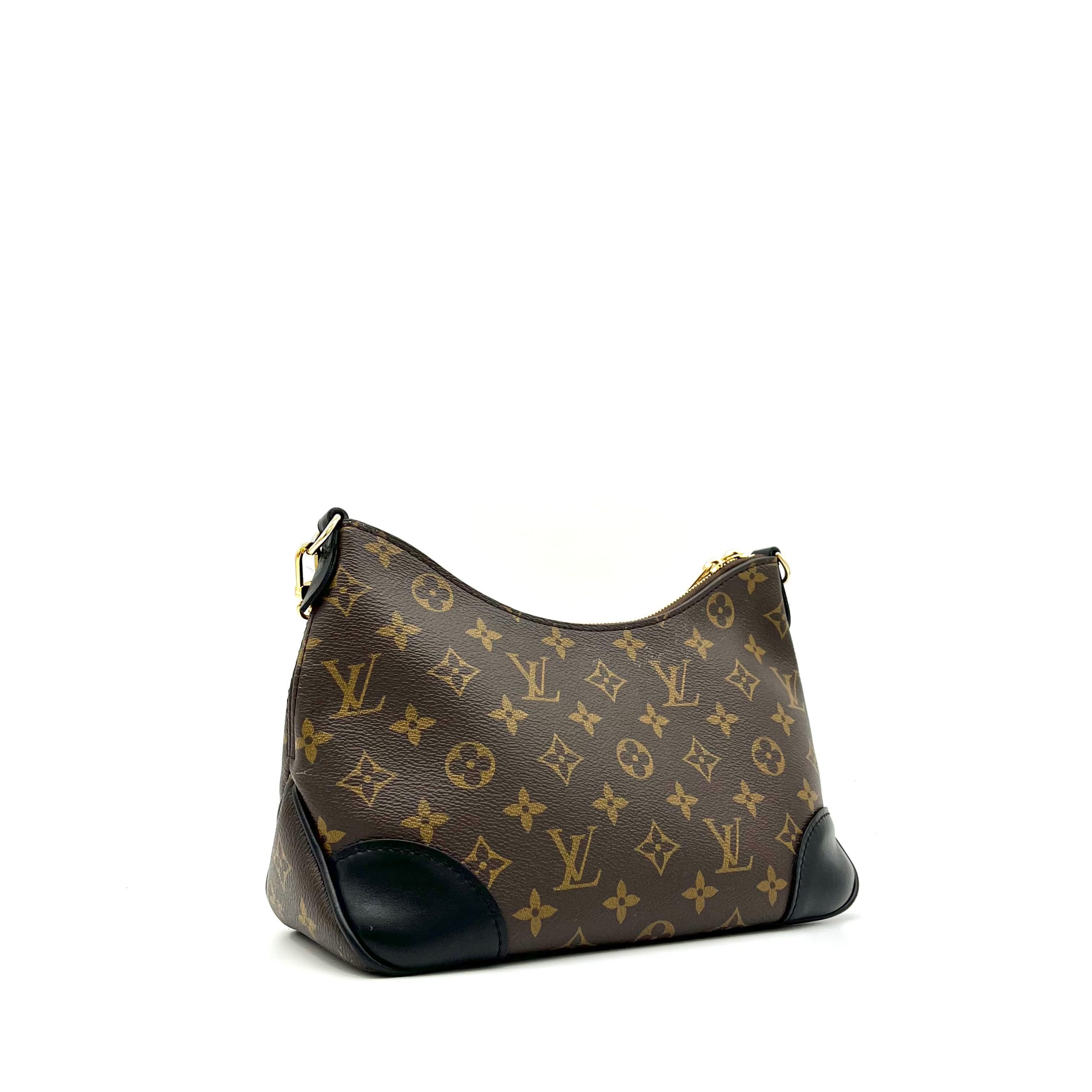 Louis Vuitton Monogram Boulogne NM Black