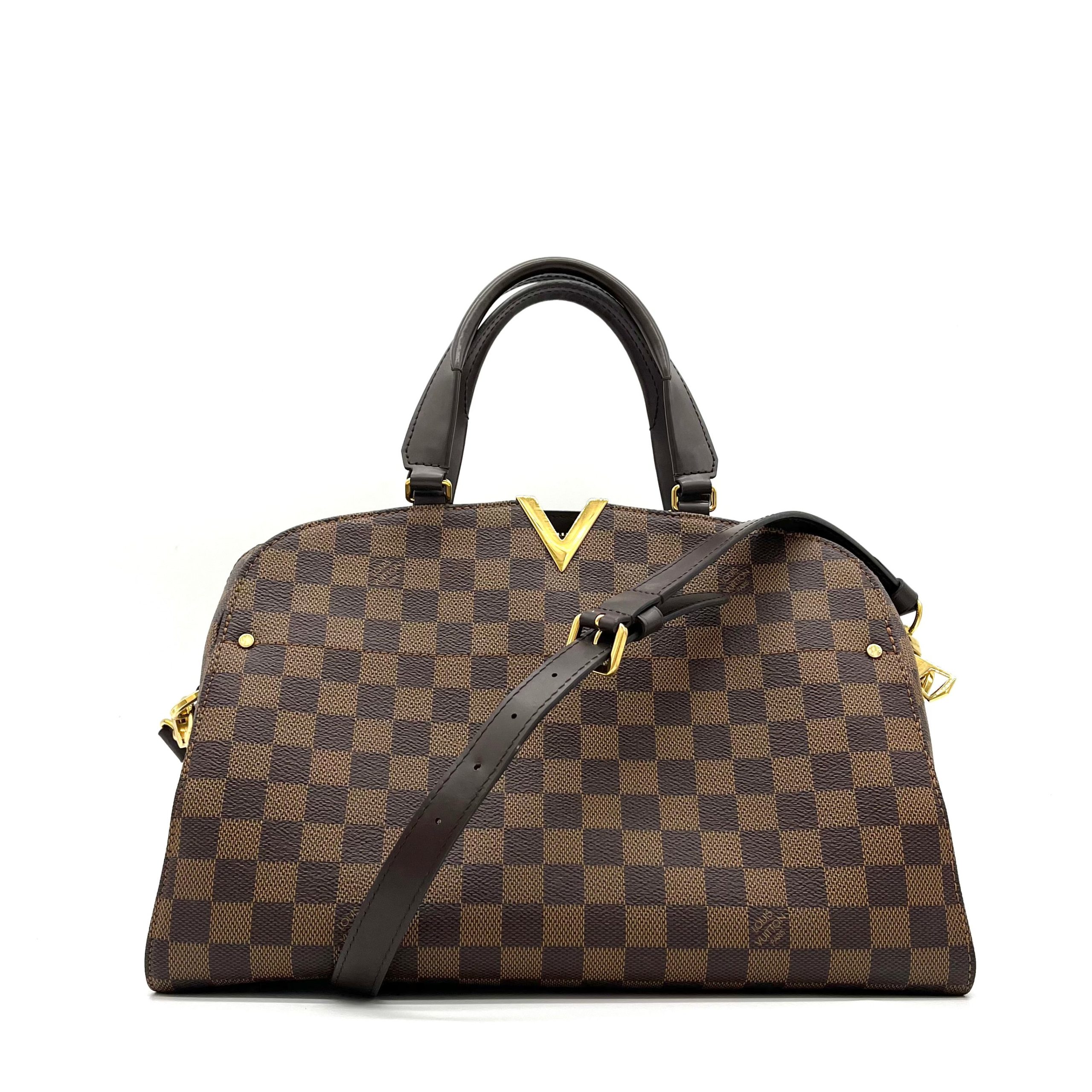 Louis Vuitton Damier Ebene Kensington Bowling Bag