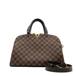 Louis Vuitton Damier Ebene Kensington Bowling Bag