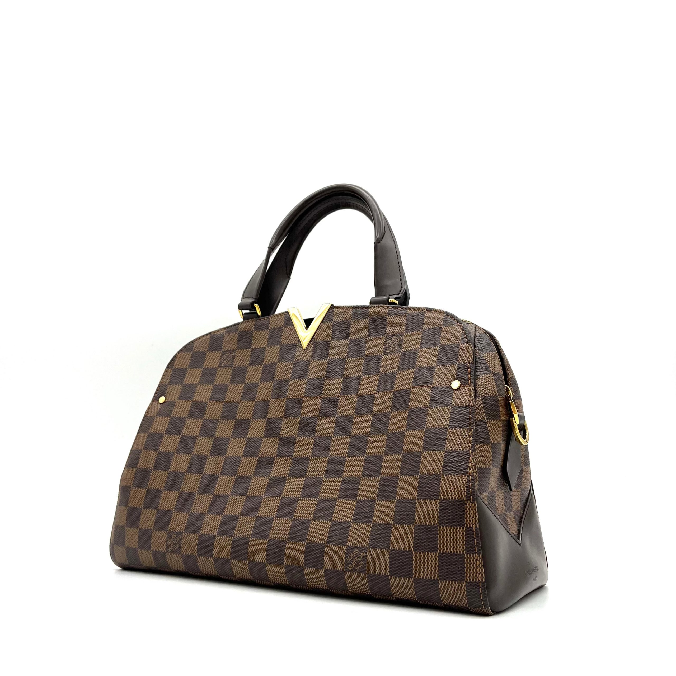 Louis Vuitton Damier Ebene Kensington Bowling Bag