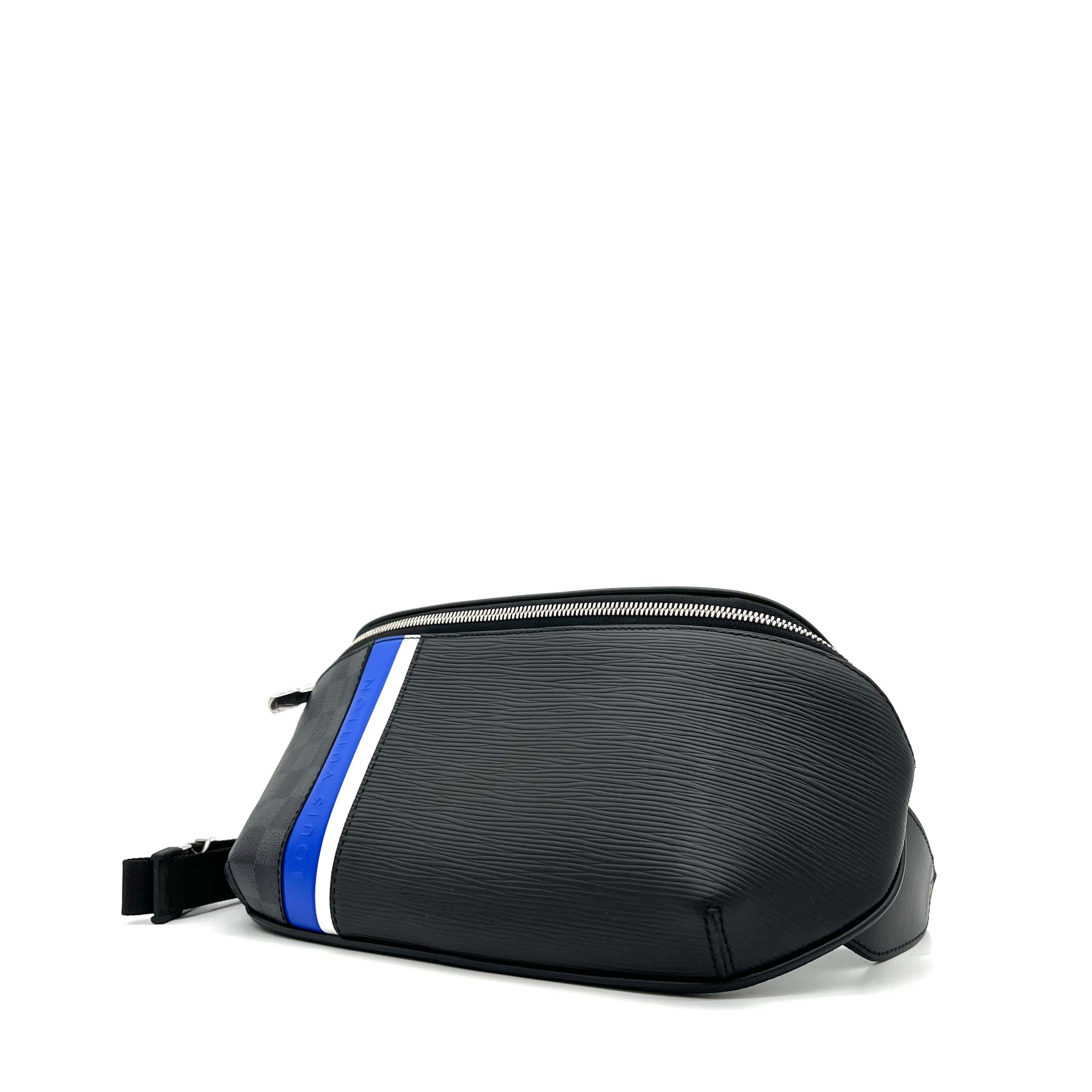 LOUIS VUITTON Epi Damier Graphite Bumbag Black