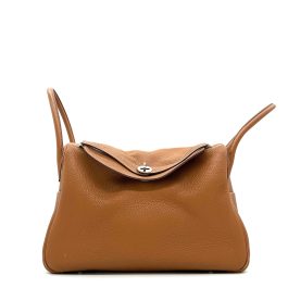 HERMES Taurillon Clemence Lindy 34 Gold
