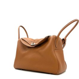 HERMES Taurillon Clemence Lindy 34 Gold