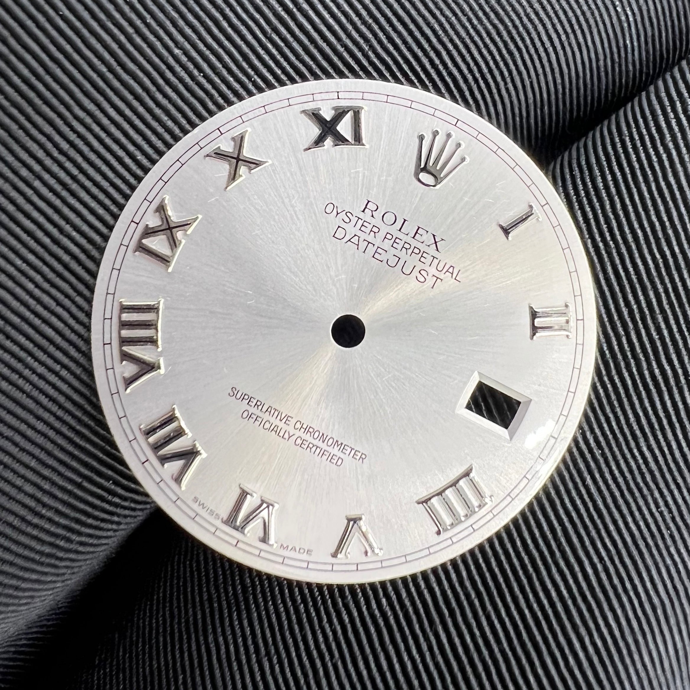 Guaranteed Authentic Rolex Oyster Perpetual Datejust  With Date Model 116234 Superlative Chronometer Officially Certified Swiss Made Silver Dial 36mm