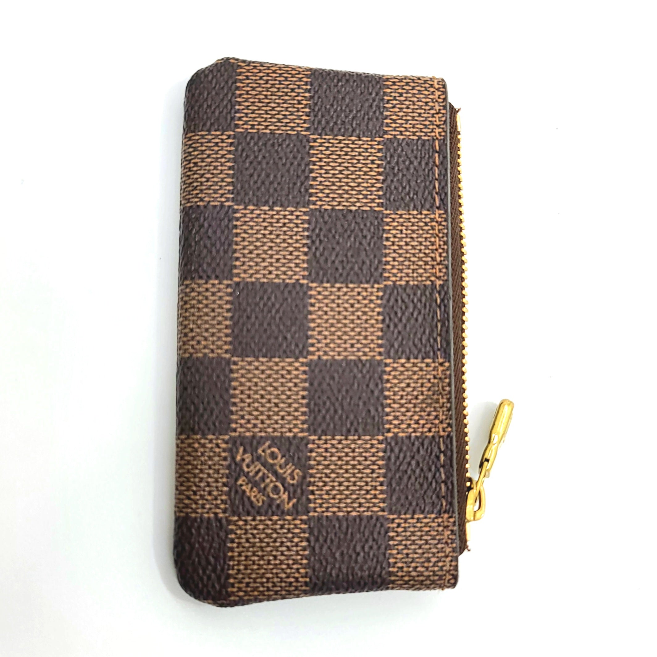Louis Vuitton Damier Ebene Keychain Pochette ID Cardholder