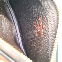 Louis Vuitton Damier Ebene Keychain Pochette ID Cardholder