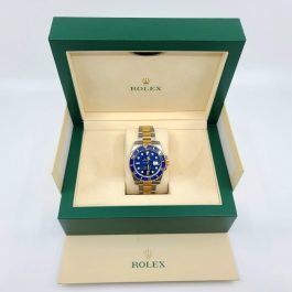 Rolex Oyster Perpetual Submariner Date 18K Yellow Gold & Stainless Steel Men’s Watch, Preowned- 116613LB Rolex