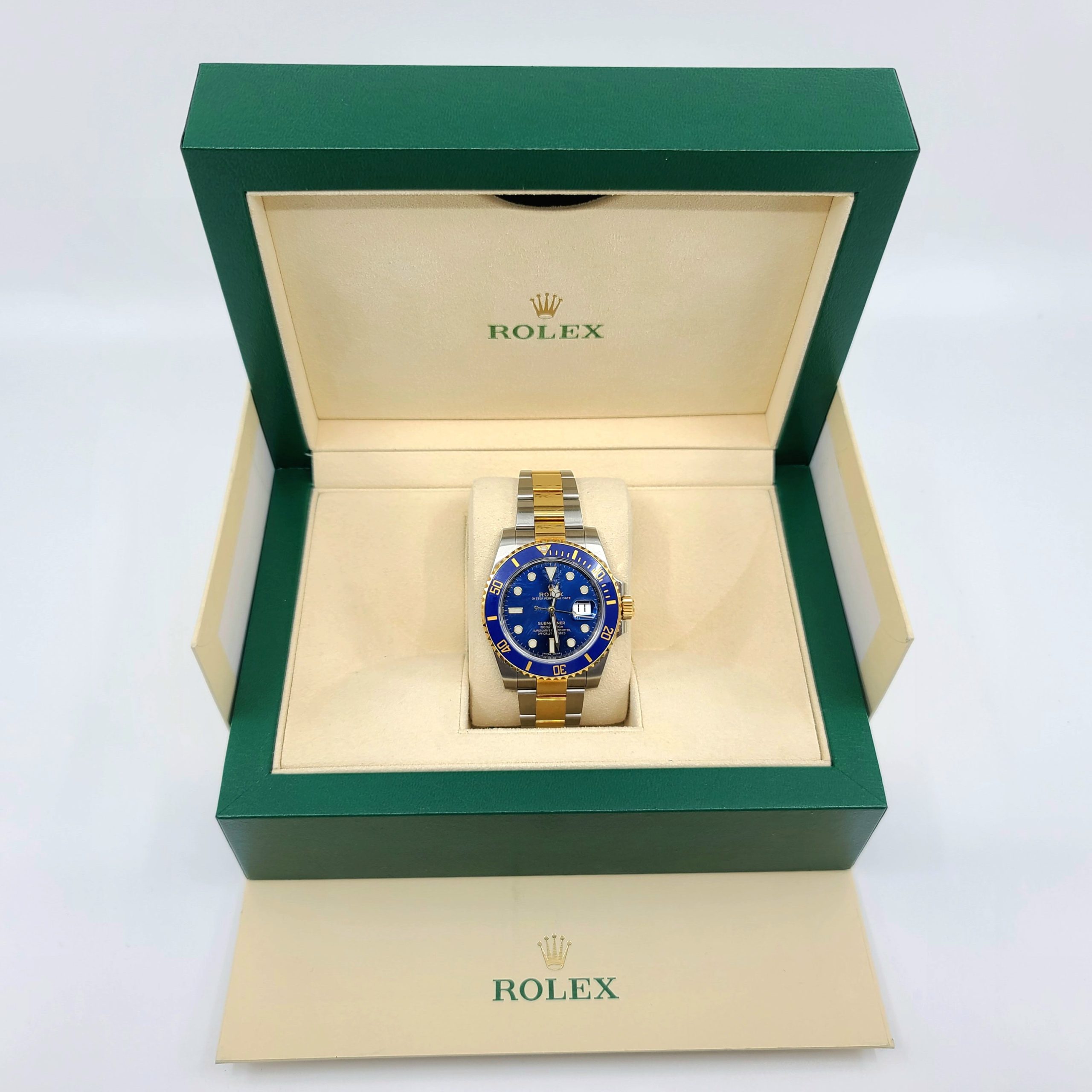 Rolex Oyster Perpetual Submariner Date 18K Yellow Gold & Stainless Steel Men's Watch, Preowned- 116613LB Rolex