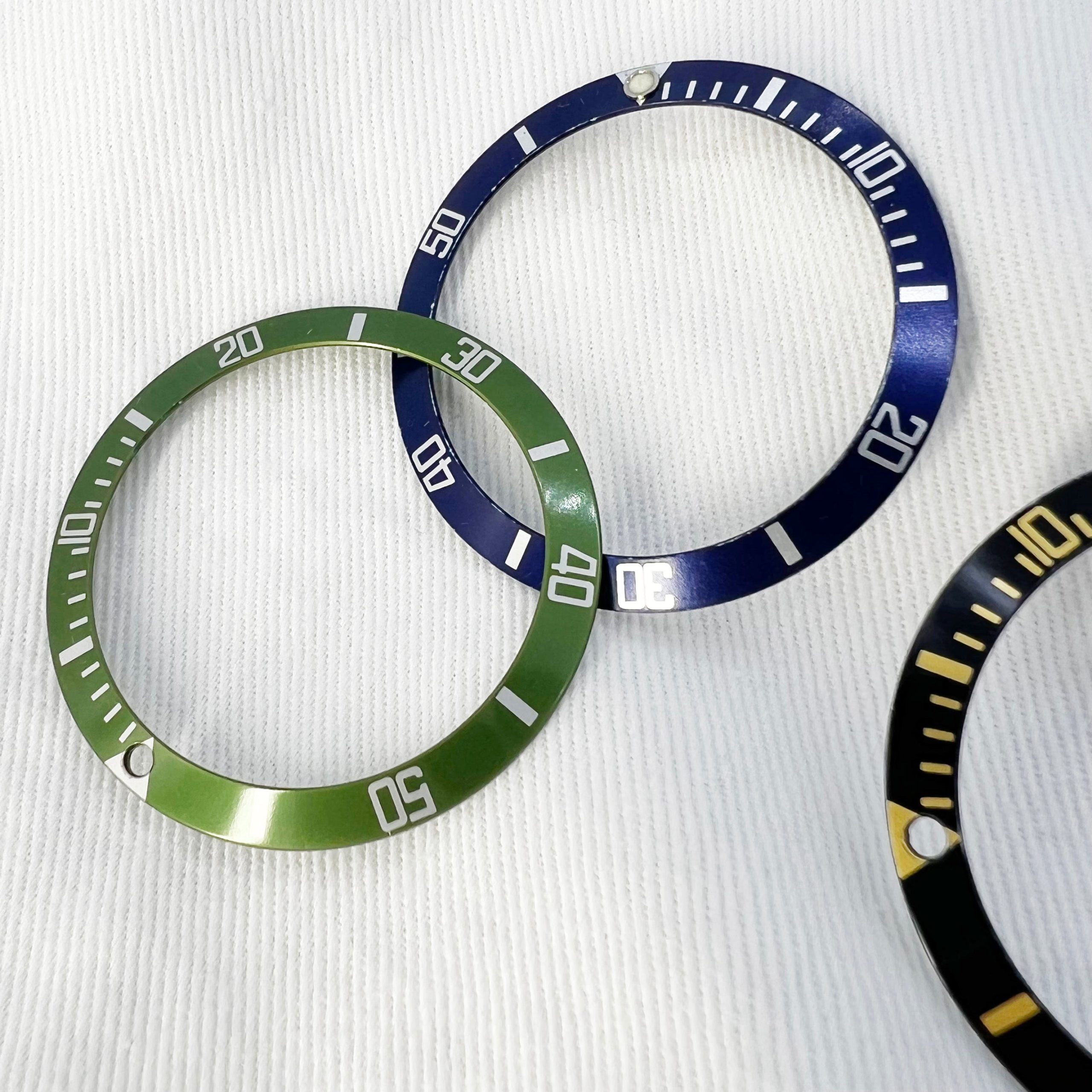 Rolex Submariner 41mm Aluminum Bezel Insert Black, Blue, Green Top Quality