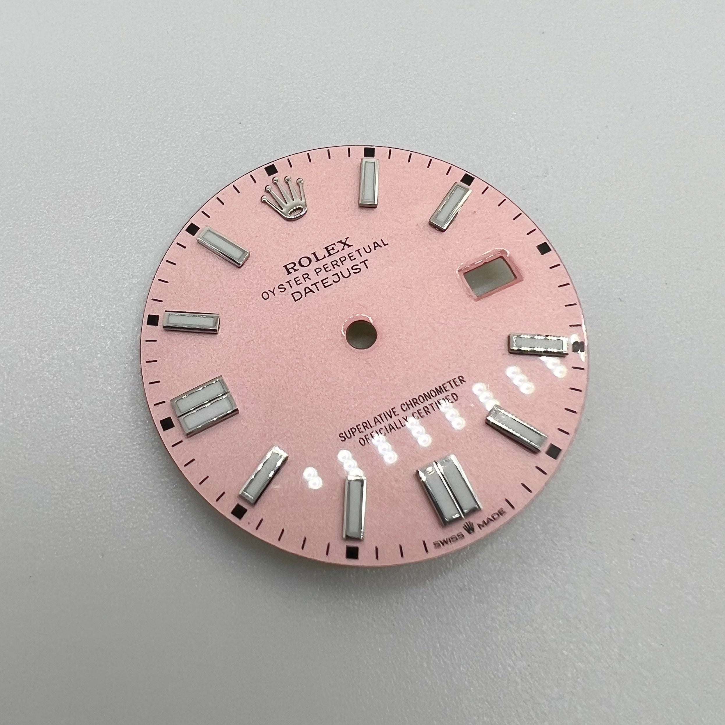 Rolex Oyster Perpetual Date Just Pink Tone Dial With Date 36mm