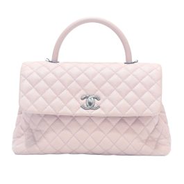 CHANEL Caviar Quilted Medium Coco Handle Flap Bag