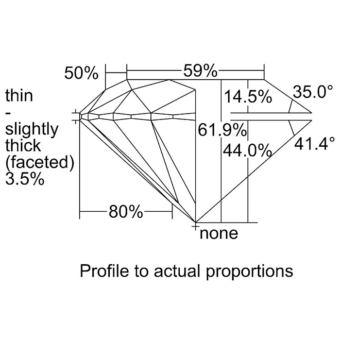 Guaranteed Authentic GIA Loose Diamond 0.5 Carat Round Natural Diamond 0.5/F/VS1 with GIA Certification