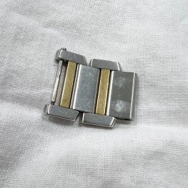 Cartier Tank Gold And Stainless Steel 19mm Watch Strap Bracelet Band Link