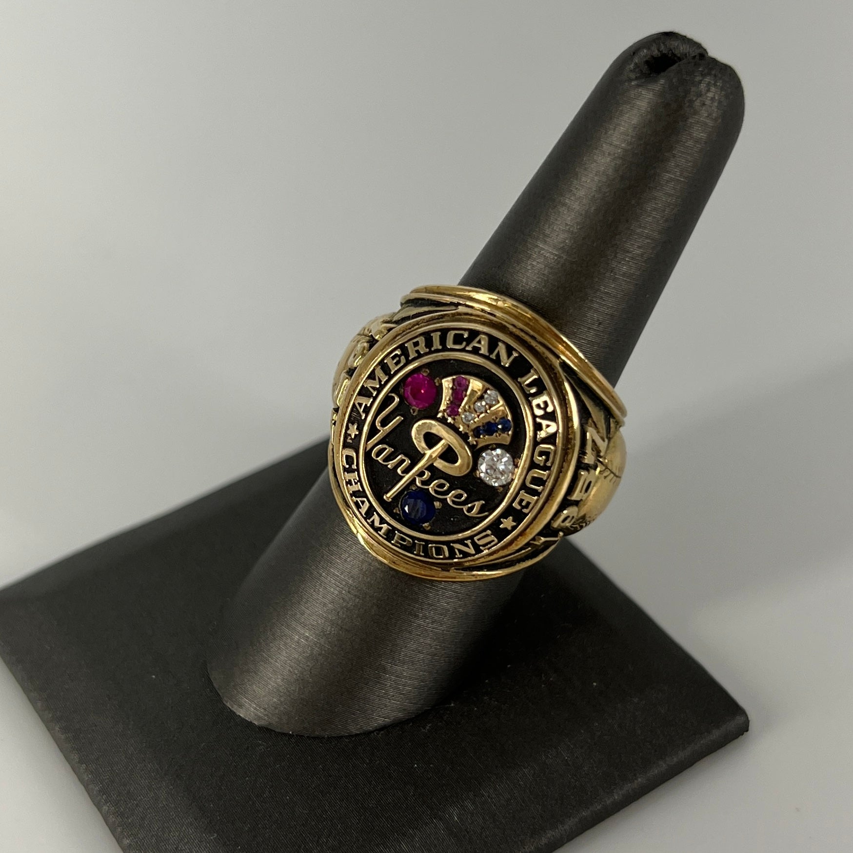 1957 Yankee American Championship Ring 10K Yellow Gold
