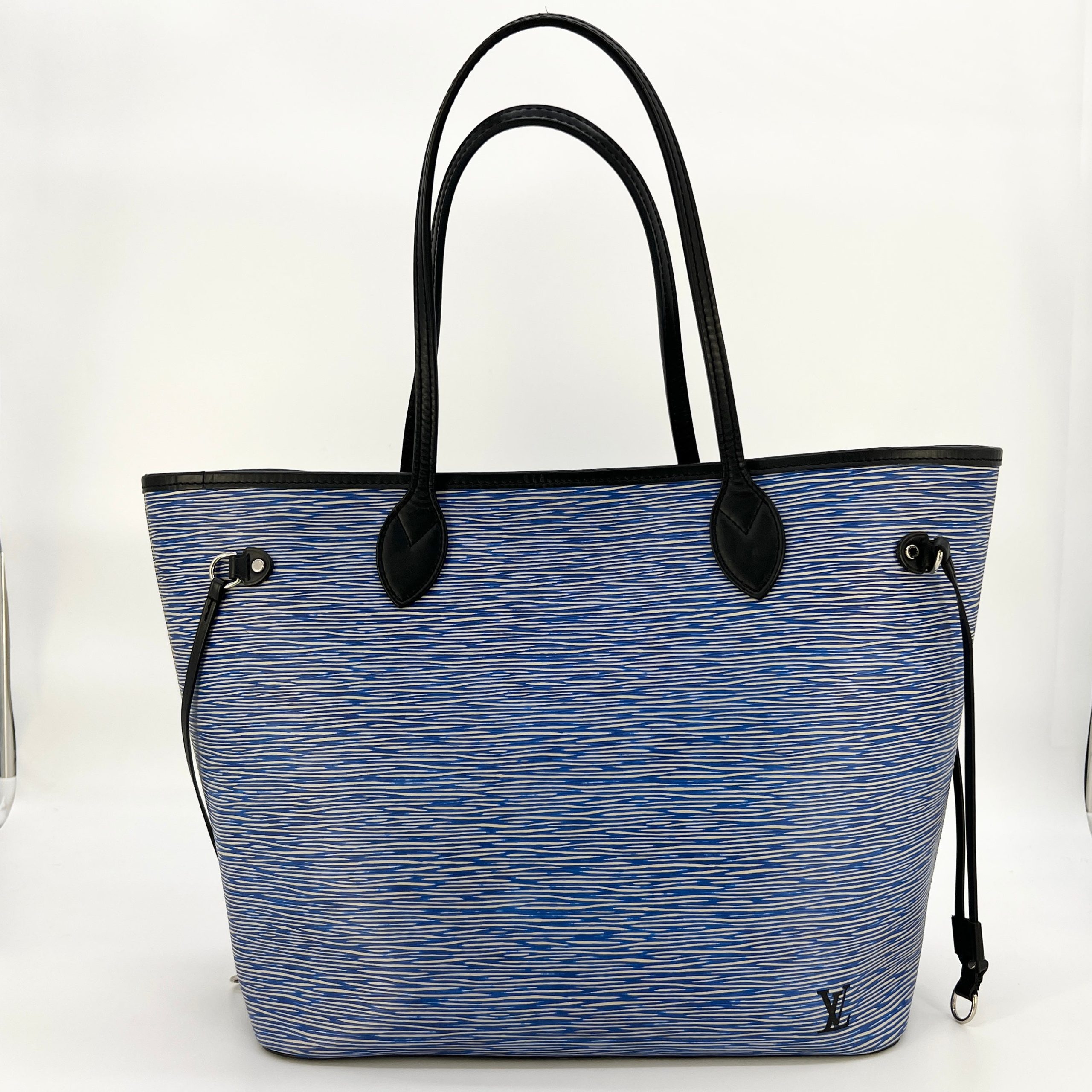 Louis Vuitton Epi Neverfull MM Denim Light [Guaranteed Authentic]