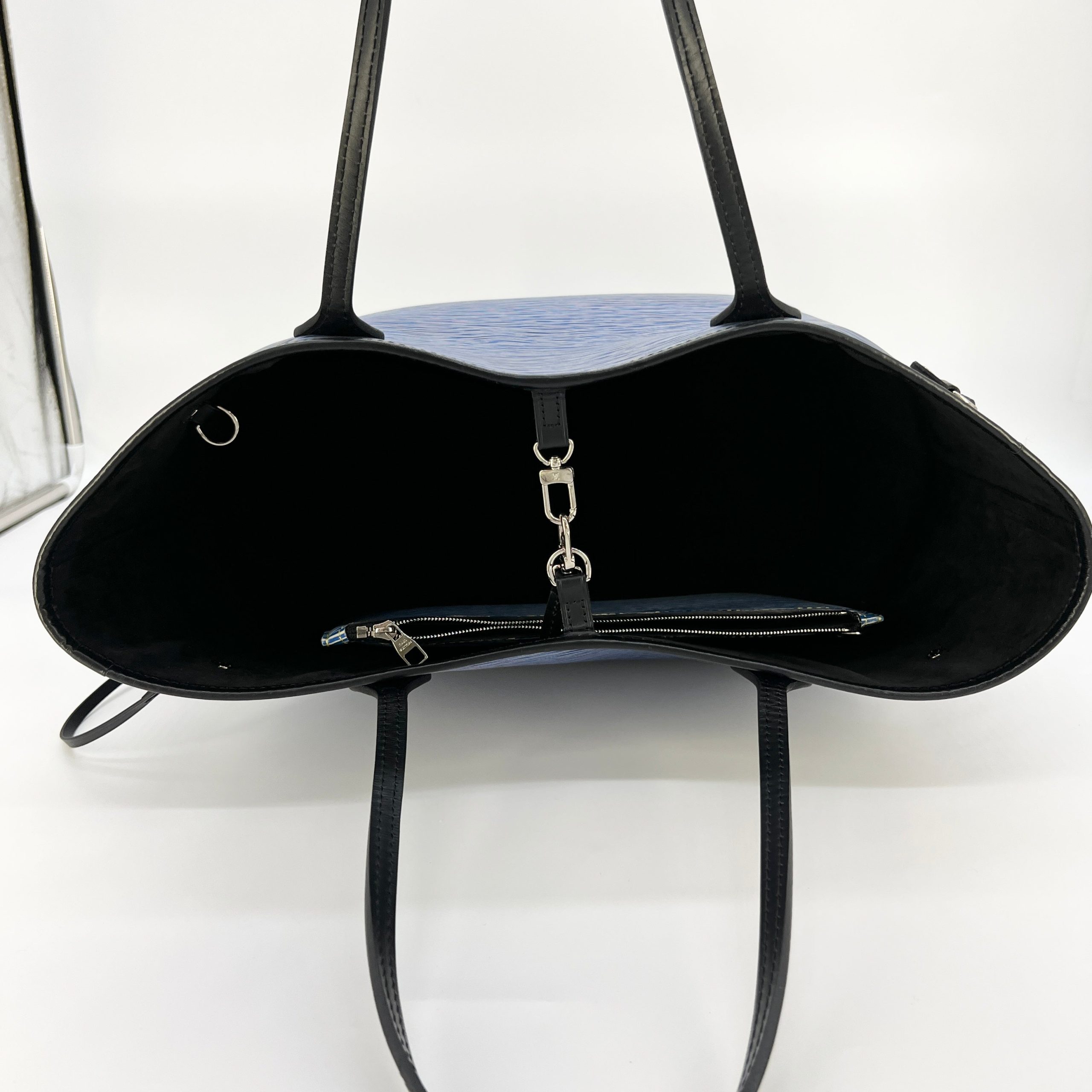 Louis Vuitton Epi Neverfull MM Denim Light [Guaranteed Authentic]