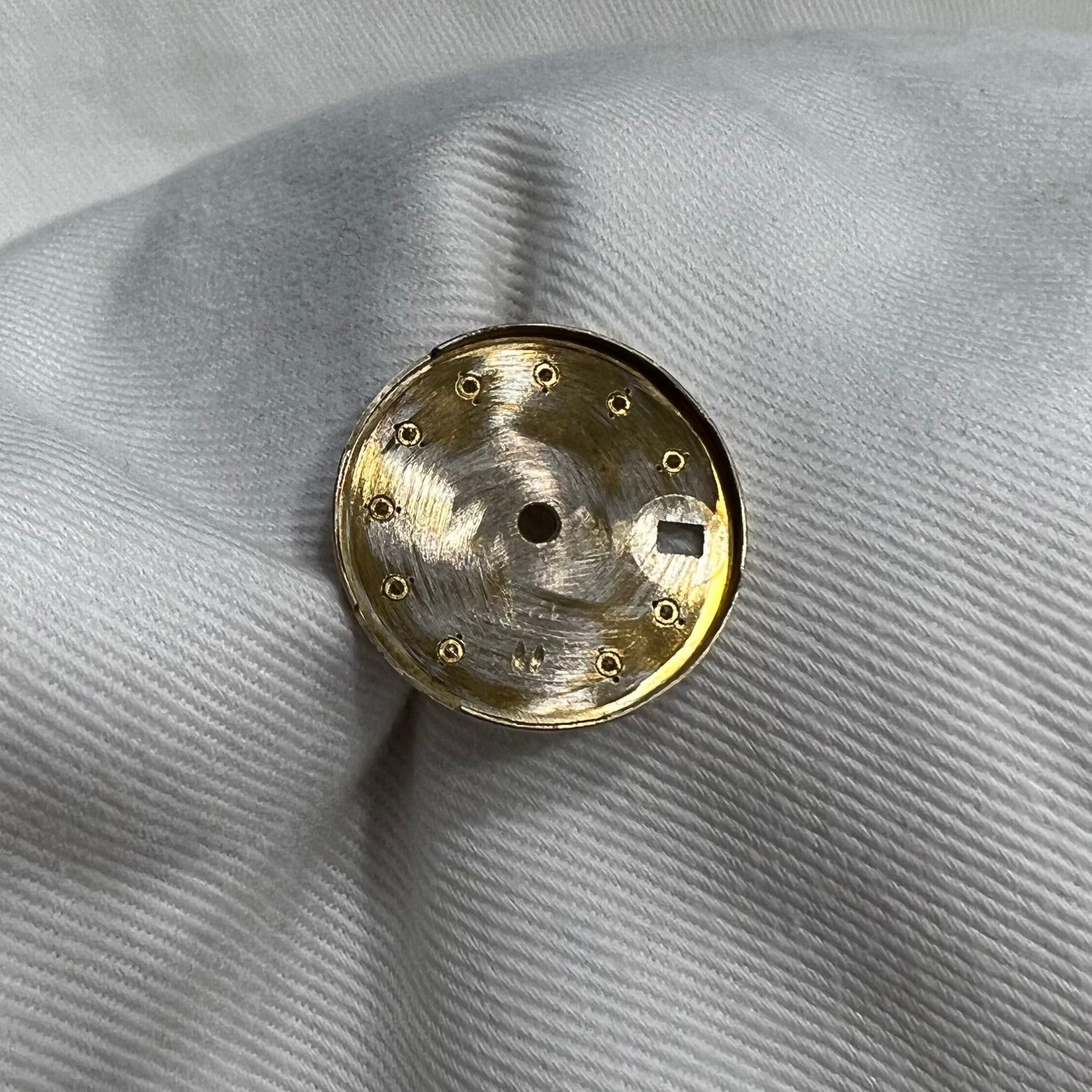 Rolex President Oyster Perpetual Date Just Gold 10pt Diamond With Gold Border Anniversary Dial 26mm