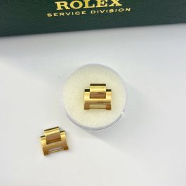 Guarantee Authentic New Rolex 18K Yellow Gold 13mm Lady Datejust Bracelet Band Link