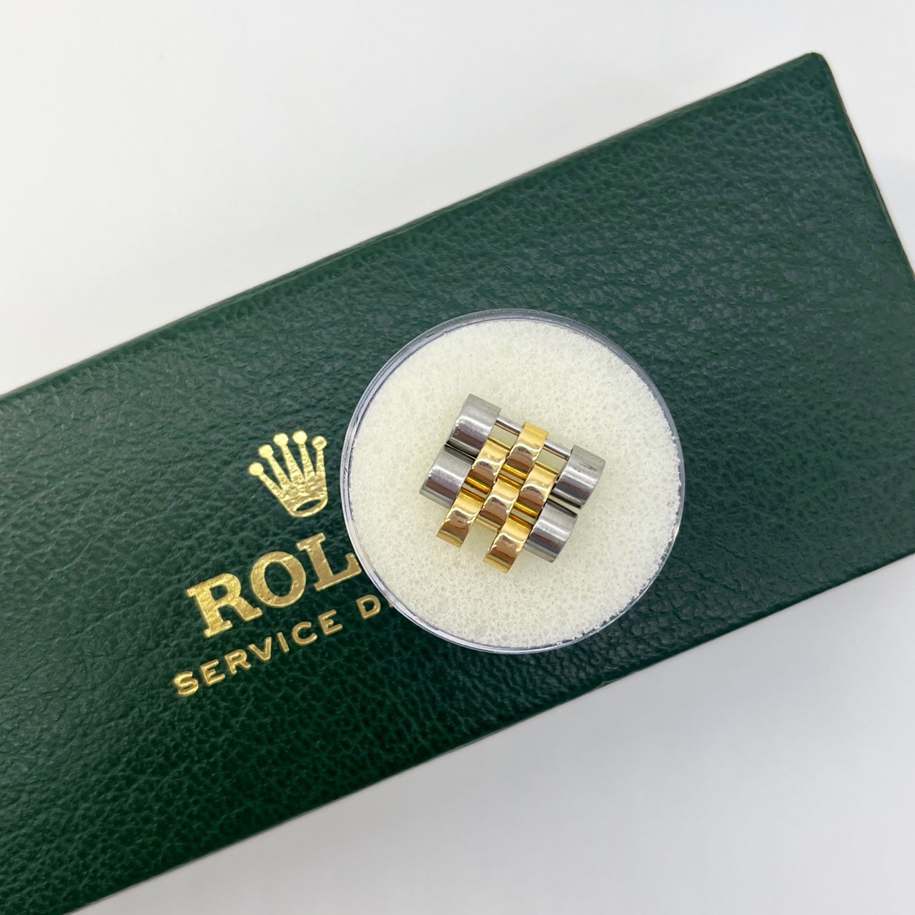 Guarantee Authentic New Rolex 18K Yellow Gold/Stainless steel 16mm Mid Datejust Jubilee Bracelet Band Link