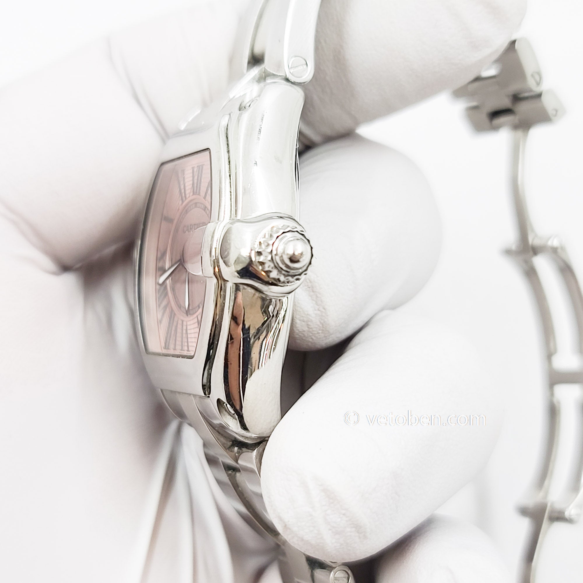 Cartier Roadster Stainless Steel Quartz 32mm Womens Watch