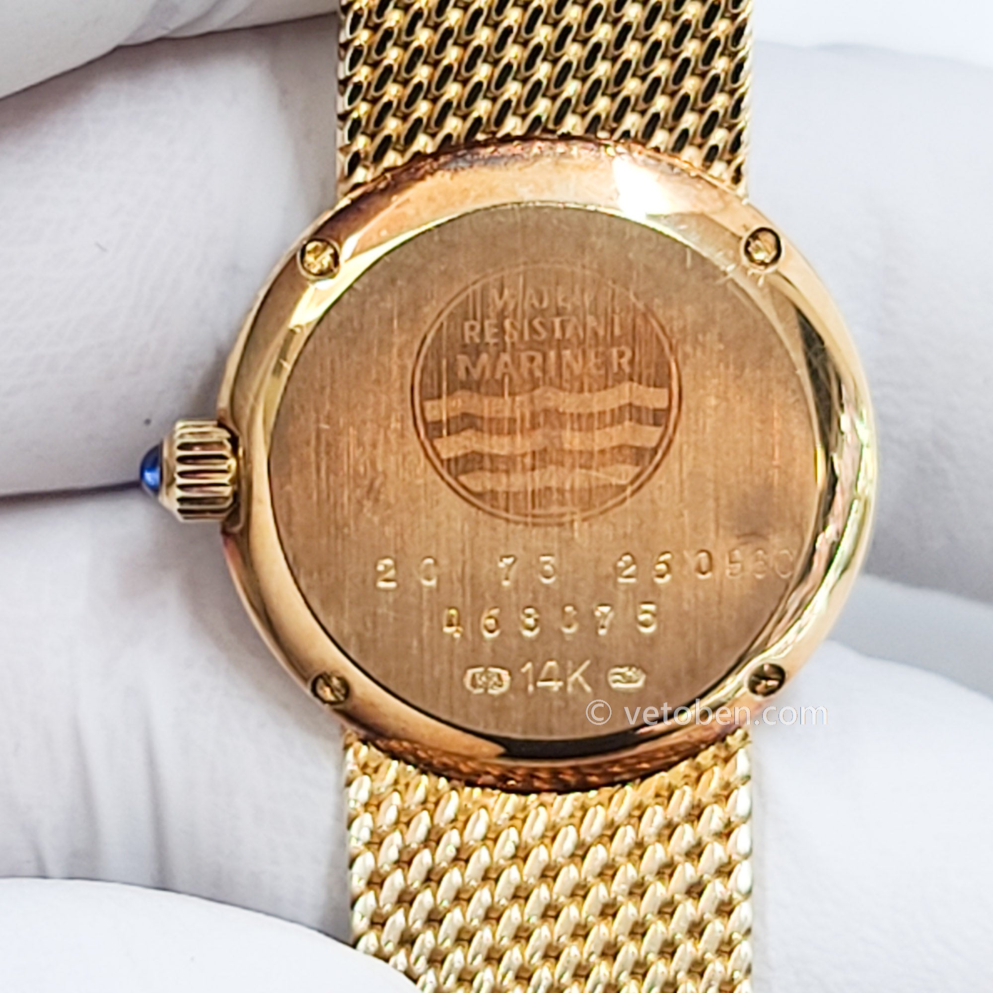 All 14k  gold Concord watch