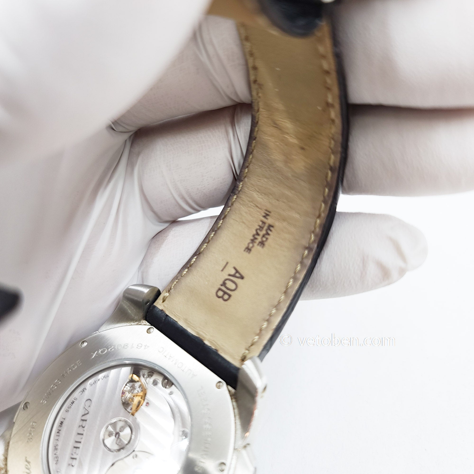 Cartier Calibre Stainless Steel Black Dial Automatic Mens Watch W7100037