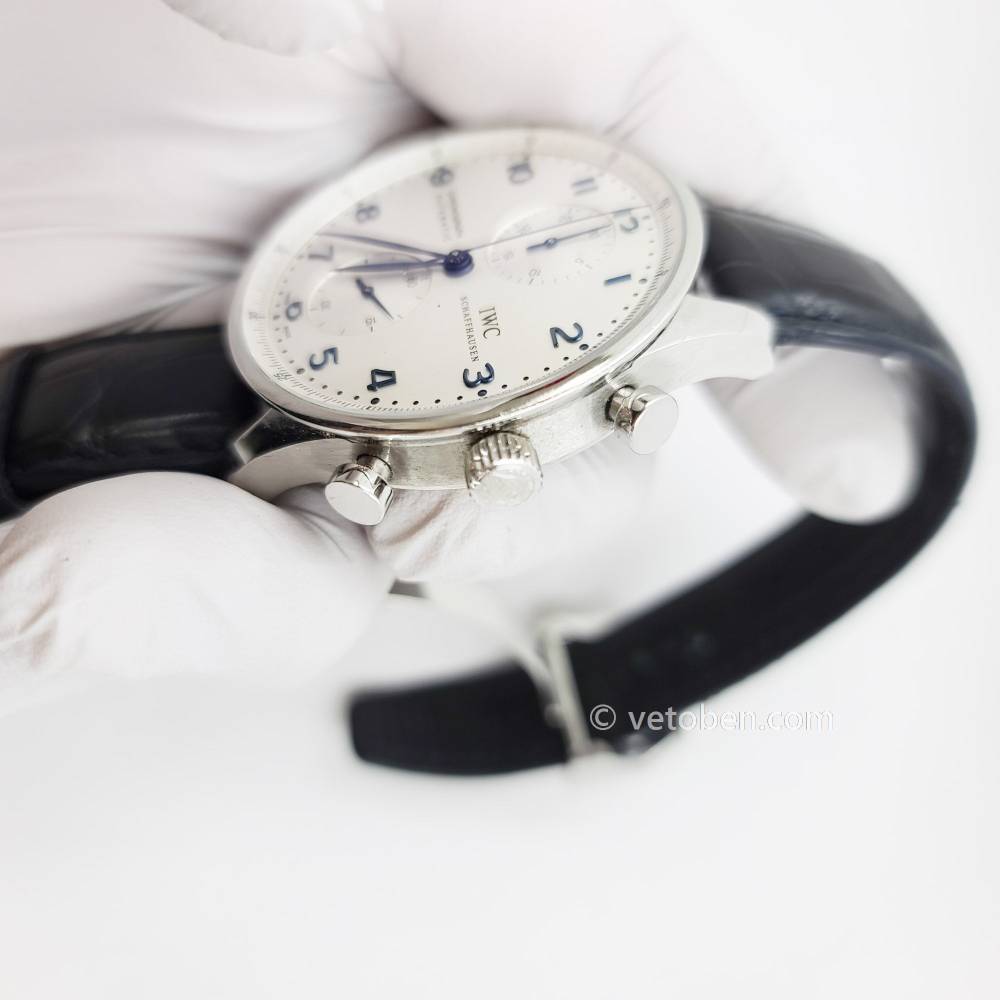 IWC Portuguese Chrono Automatic Stainless Steel Mens Watch IW371445